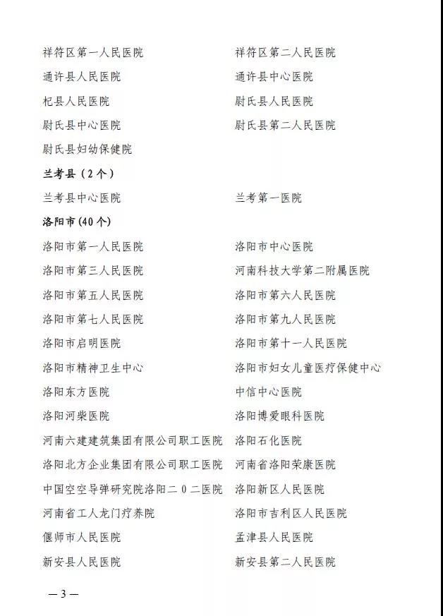 河南省第五周期（2017-2018年度）醫(yī)師定期考核機構名單公示