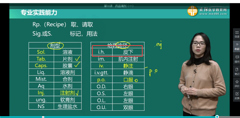 皮下注射的縮寫