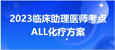 ALL化療方案